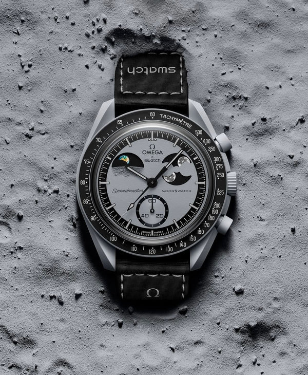 “Omega Moon Watch Limited Edition with Moonphase Dial and Tachymeter Bezel”